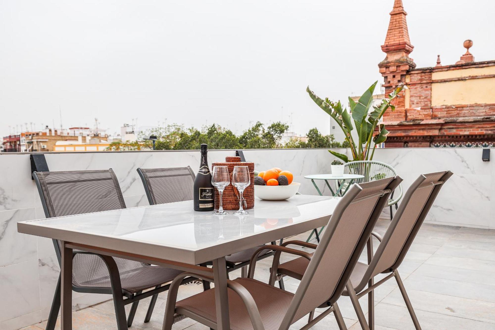 Apartmán Fantastico Atico 2 Hab Y Gran Terraza Privada Sevilla Exteriér fotografie