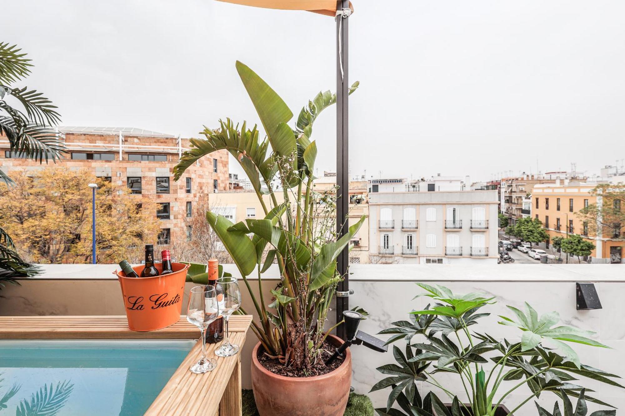 Apartmán Fantastico Atico 2 Hab Y Gran Terraza Privada Sevilla Exteriér fotografie